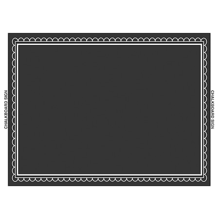 Hy-Ko Chalkboard Sign Blank, 10PK A00246